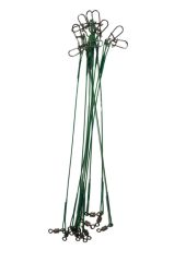 Powerex 25cm. 10'lu Paket Klipsli Bilyeli Fırdöndülü Turna Çinekop Çelik Teli