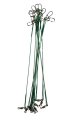 Powerex 20cm. 10'lu Paket Klipsli Bilyeli Fırdöndülü Turna Çinekop Çelik Teli