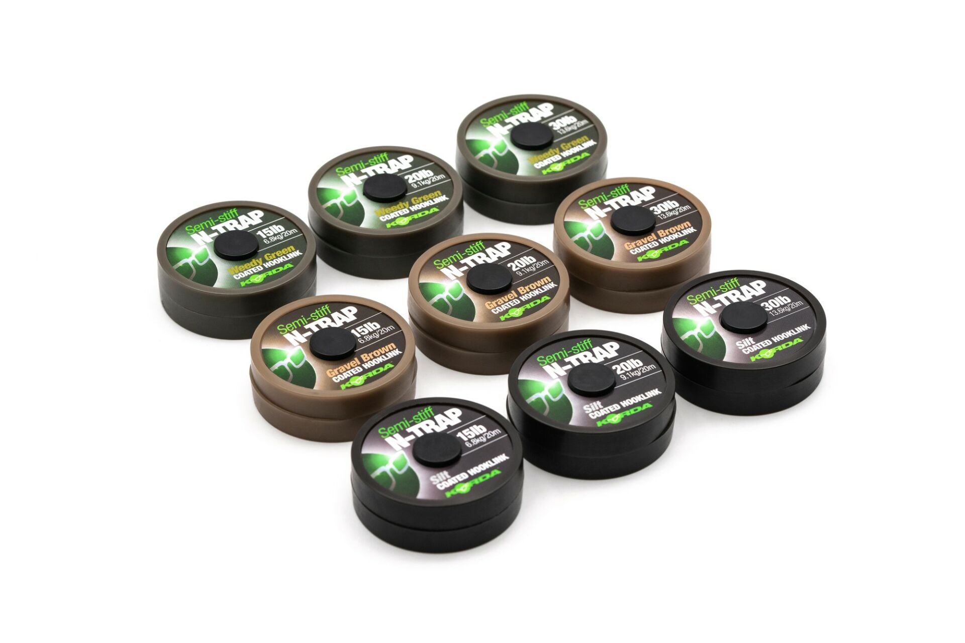 Korda N-Trap Semi Stiff 20mt Kaplamalı Rig İpi