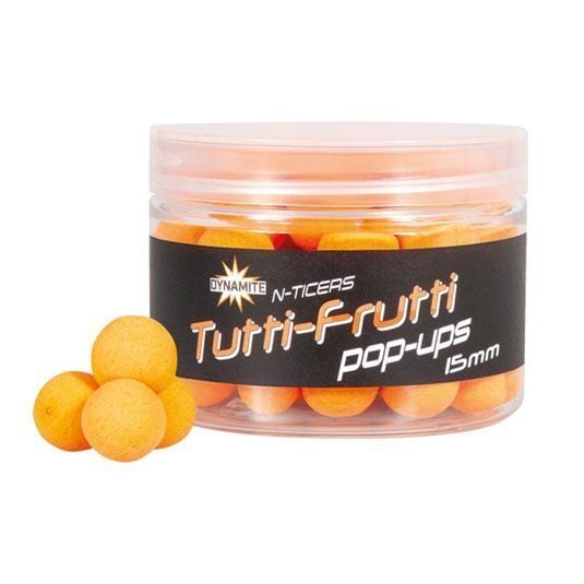Dynamite Baits N-Ticers Pop-ups Tutti Frutti, 12mm Sazan Pop up