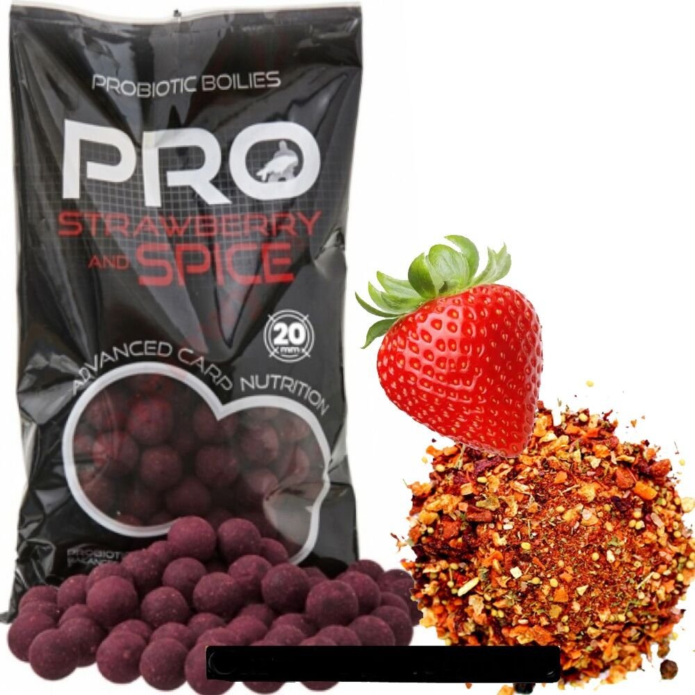 Starbaits Pro Strawberry Spice 20mm Çilek Baharat Boili