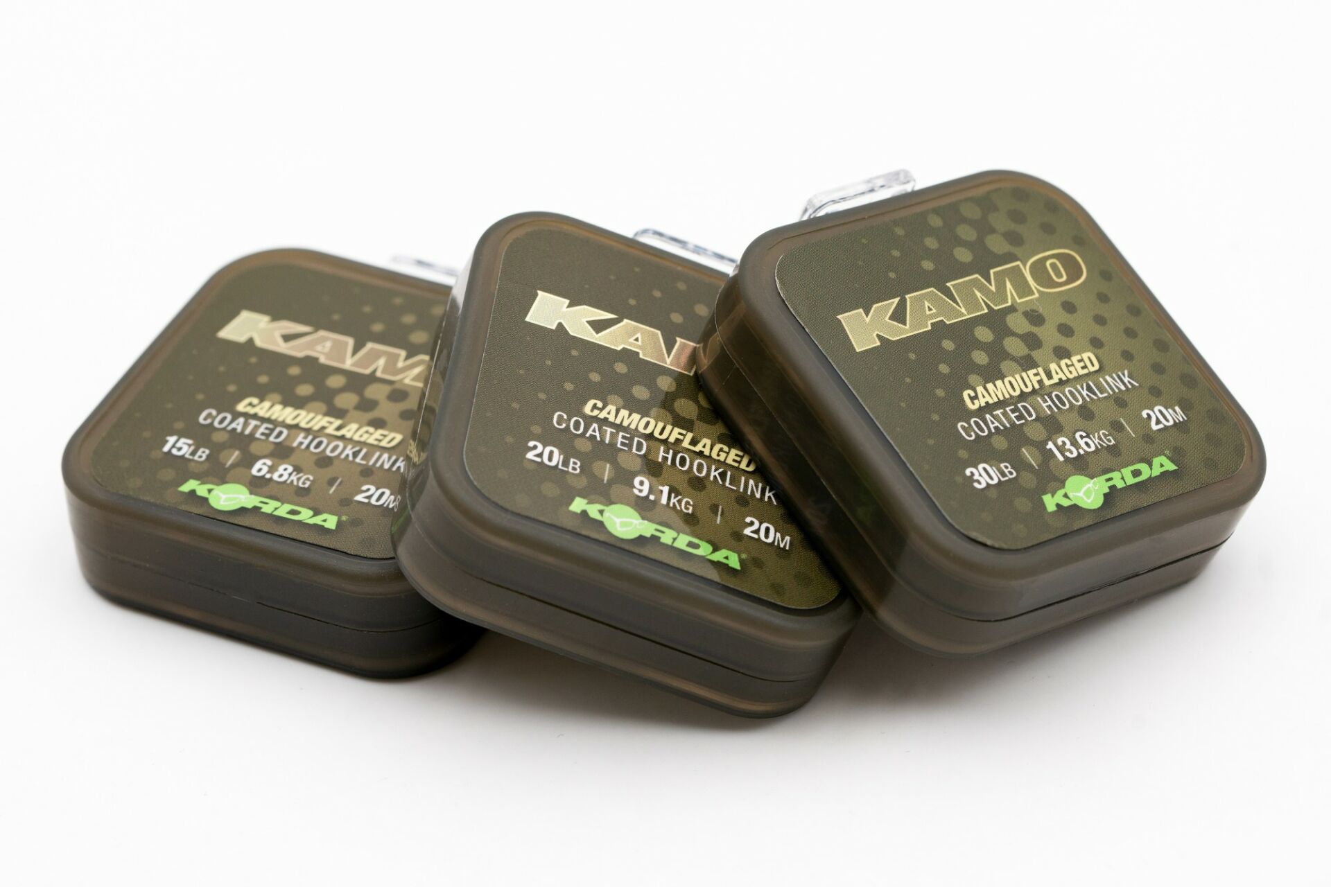 Korda Kamo Hooklink 20mt Kaplamalı Kamuflaj Rig İpi