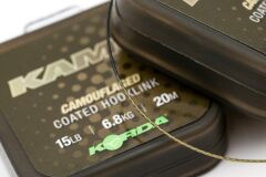 Korda Kamo Hooklink 20mt Kaplamalı Kamuflaj Rig İpi