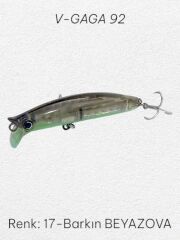 Ege Fish V-Gaga 92mm 15.5g Maket Yem Barkın Beyazova No:17