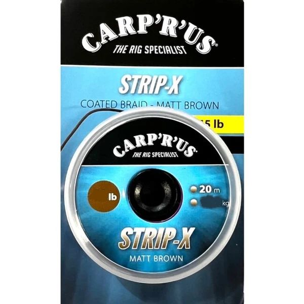 Carp R Us Strip-X Hooklink 25lb-11,3kg 20mt Kaplamalı Rig İpi