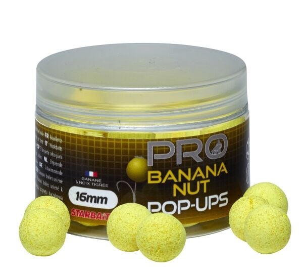 Starbaits Pro Banana Nut Muz 16 mm 50 g Pop Ups