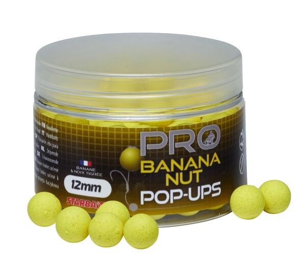 Starbaits Pro Banana Nut Muz 12 mm 50 g Pop Ups