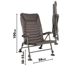 T.SPRO Lounger XL Kamp Sandalyesi - 150 kg