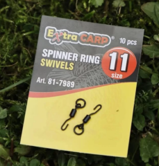 Extra Carp Spinner Ring Swivels No 11 Ronnie Spinner Rig Fırdöndü