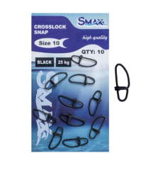 Smax Crosslock Snap Black Klips
