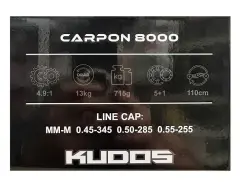 KUDOS CARPON 8000 5+1BB BAITRUNNER MAKARA