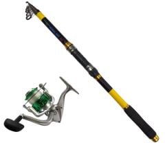 Powerex Highline 3,6m. 75-150gr Kamış Carrera 6000 Yeşil Kamış Makine Olta Seti