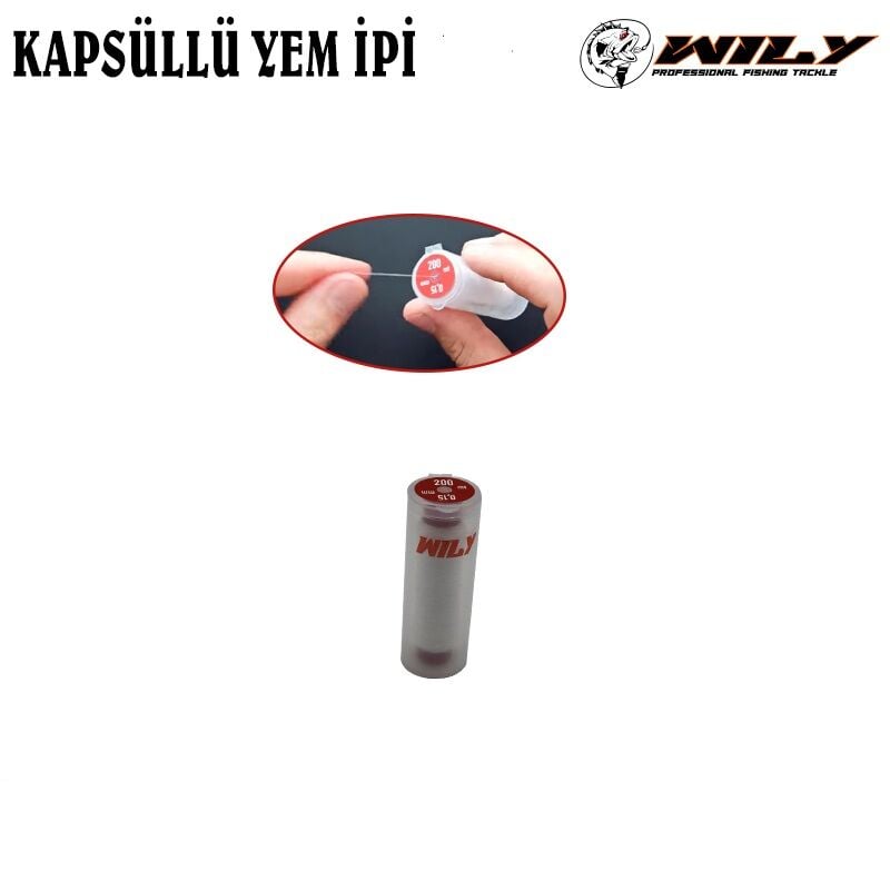 Wily Kapsüllü Yem İpi 200mt 1 Adet