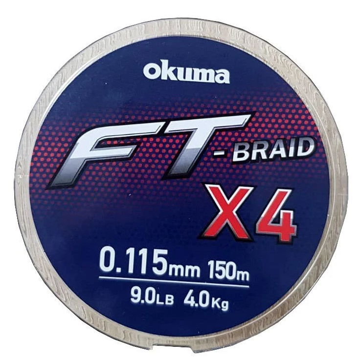 Okuma Ft-4 Braided Line 150 mt Grey Örgü İp 0,165mm