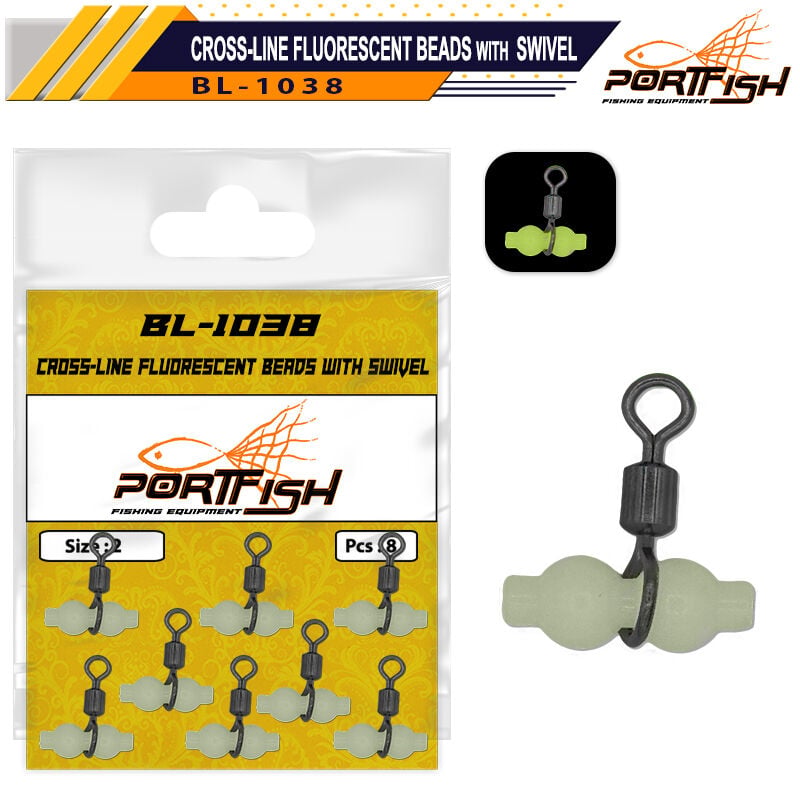 Portfish BL-1038 Üçlü Fosforlu Gezer Fırdöndü No:4