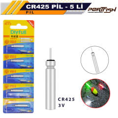 Portfish Pil CR425 5 Adet