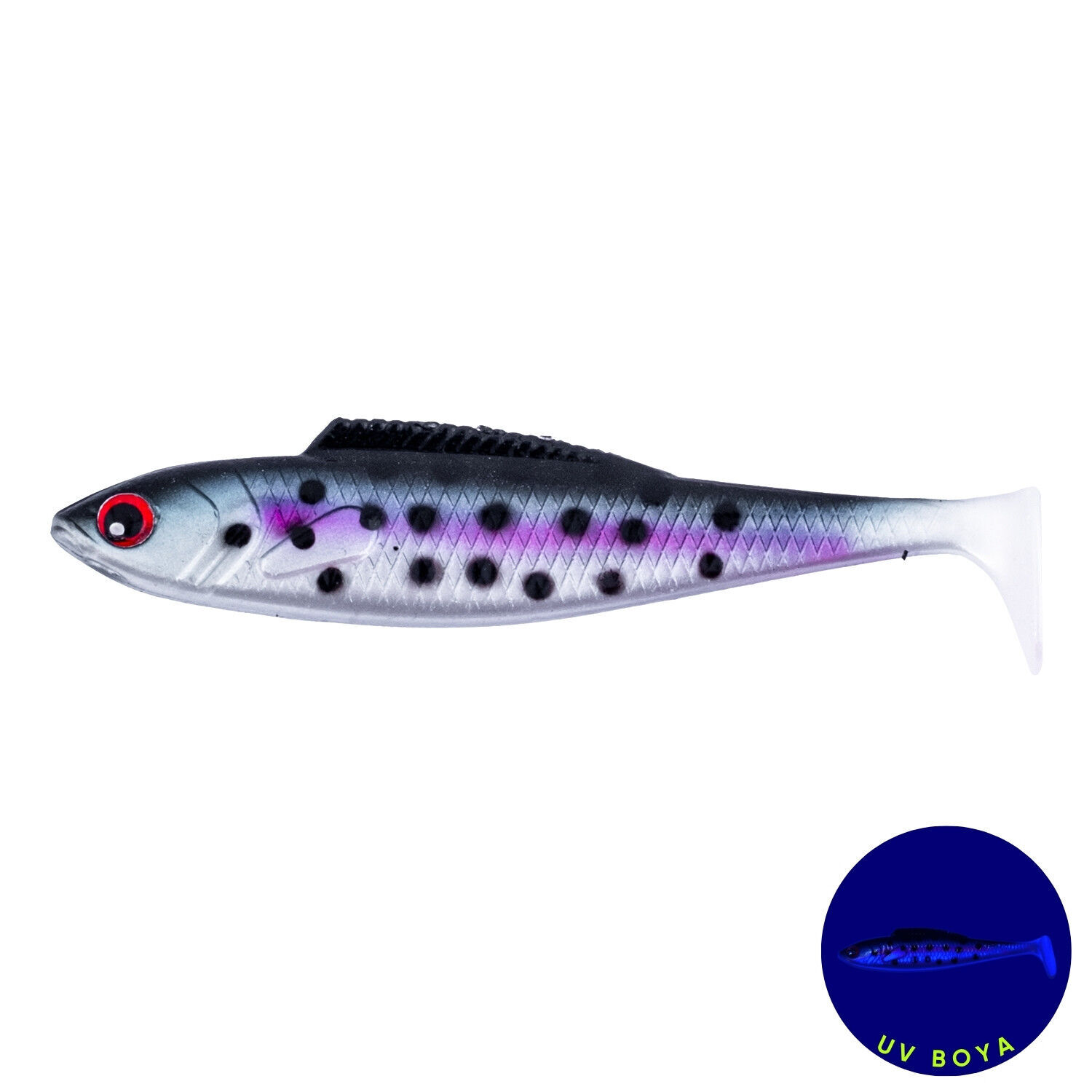 Fishack Silikon Balık - 4,5g 85mm - Fishack PredatorX - UV Boyalı - Vibe