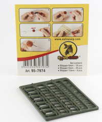 Extra Carp Carp Stopper 6-9-13Mm  58 Pcs  Olive Green Haki Renk Boili Stoperi