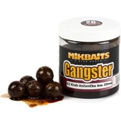Mikbaits Gangster G2 Krab Anchovy Asa Boilie & Dip 250ml 24mm Yengeç Hamsi Atraktörlü Boili