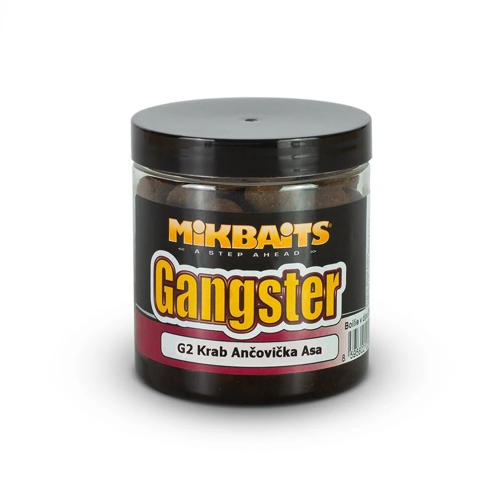 Mikbaits Gangster G2 Krab Anchovy Asa Boilie & Dip 250ml 24mm Yengeç Hamsi Atraktörlü Boili