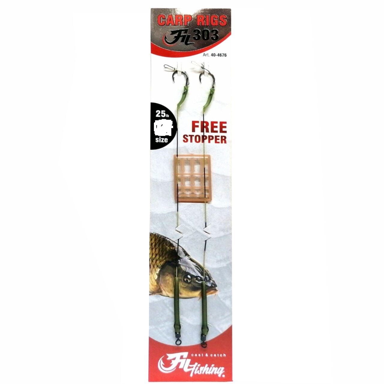 Fil Fishing Carp Rigs Fil 303 2'li Hazır Takım No4