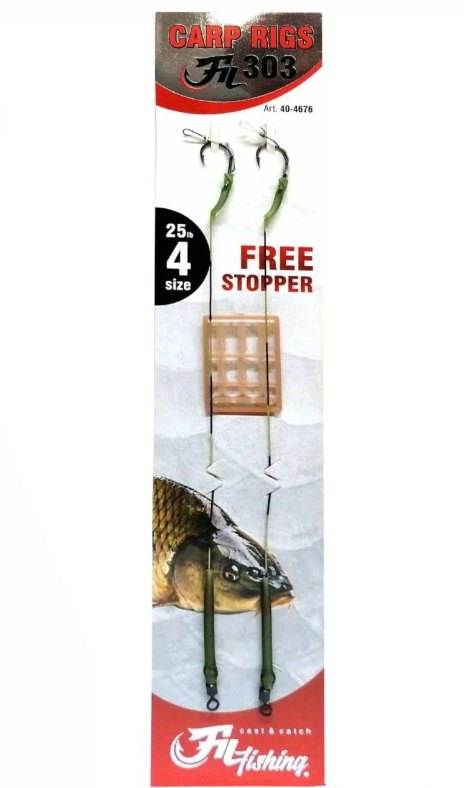 Fil Fishing Carp Rigs Fil 303 2'li Hazır Takım