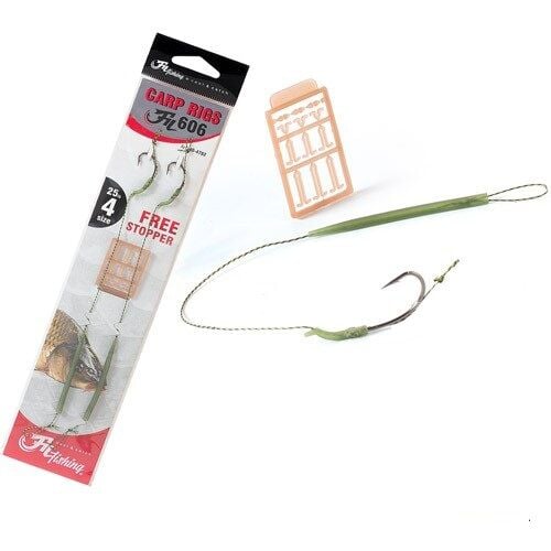 Fil Fishing Carp Rigs 606 2li Hazır Takım No4