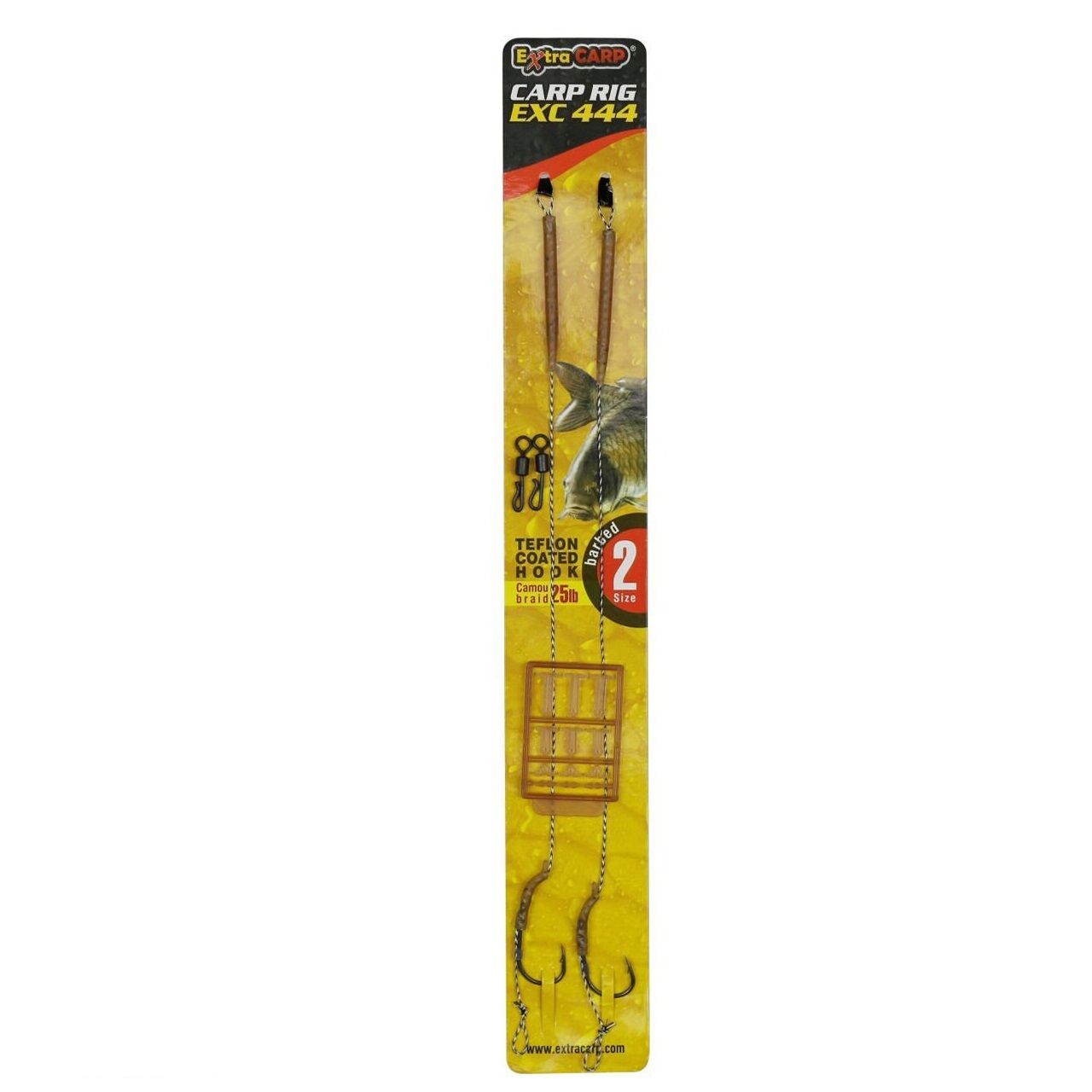 Extra Carp EXC 444 Sazan Boili Takımı Teflon İğneli 25lb No2