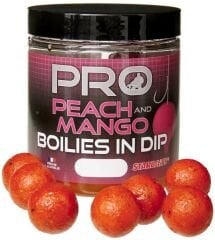 Starbaits Peach and Mango Boilies In Dip 20mm