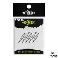 Fishack Çift Taraflı Fırdöndülü Kurşun - Fishack - 5 li