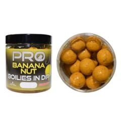 Starbaits Pro Banana Nut Boilies In Dip 20mm