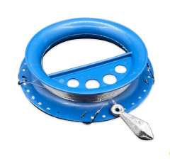 Savex Büyük Kasnaklı 3 İğneli Kurşunlu Dip Oltası - Sazan El Oltası Takımı