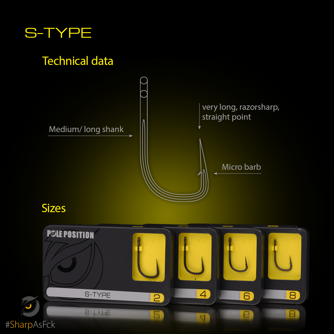 Pole Position S-Type Hook Sazan İğnesi