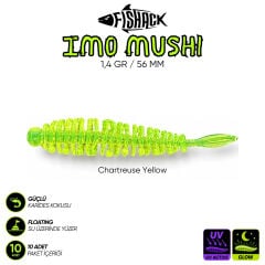 Fishack Yüzen Silikon Kurt - Fishack Imo Mushi - Karides Kokulu Kurt - 1,4g 56mm