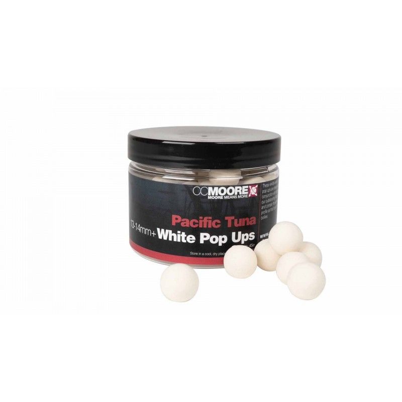 CC Moore Pacific Tuna White Pop Ups 13/14mm