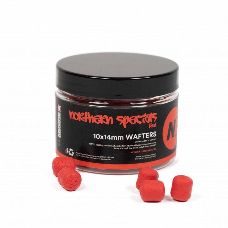 CC Moore NS1 Northern Specials Dumbell Wafters 10-14 mm Red