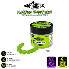 Fİshack Yüzen Silikon Alabalık Topu - Fishack EggX - 40 Adet - Sarımsak  Kokulu