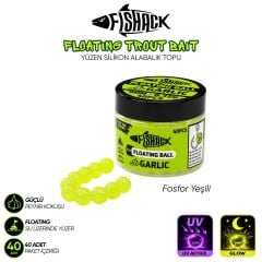 Fİshack Yüzen Silikon Alabalık Topu - Fishack EggX - 40 Adet - Sarımsak  Kokulu