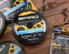 SPRO %100 Fluoro Carbon Misina 0.45 mm 11 kg 24 lb 10 m