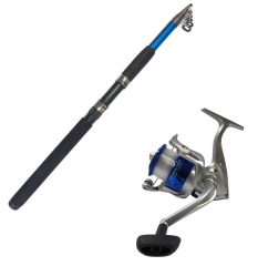 Blue Coastal 360cm 60-120gr Kamış - Carrera 6000 Mavi Kamış Makine Olta Seti