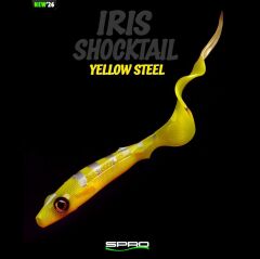 SPRO Iris Shocktail 30Cm Yellow Steel Silikon Yem