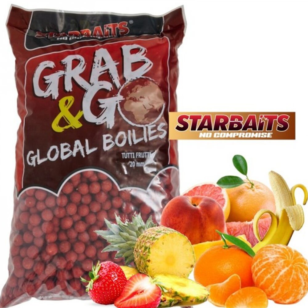 Starbaits Grab&G Global Boiles Tutti Fruitti Karışık Meyve 20mm 1kg