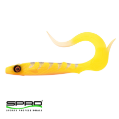 SPRO Iris Shocktail 20cm Yellow Steel Silikon Yem