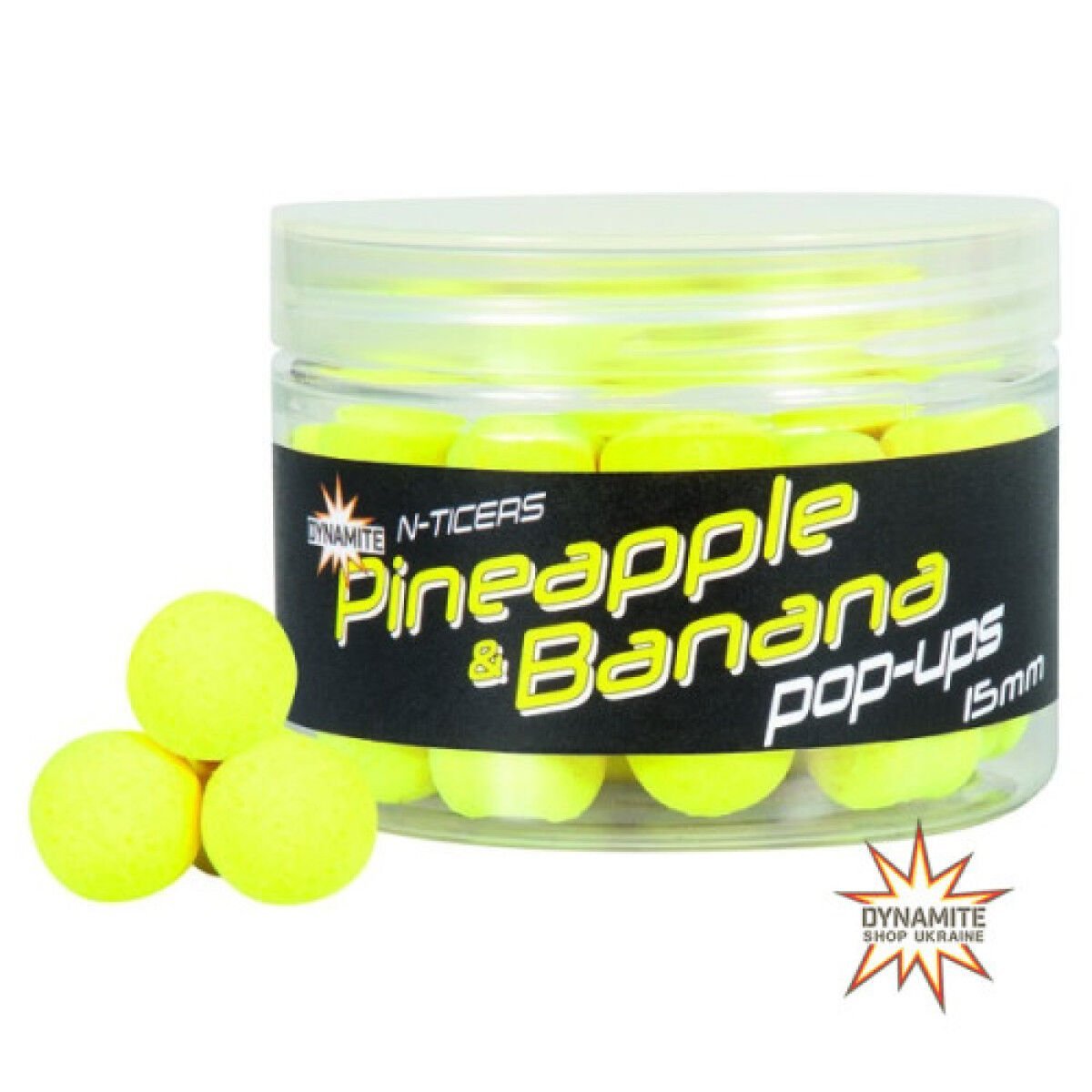 Dynamite N-Ticers Pineapple&Banana Pop Ups 15mm