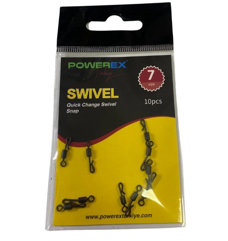 Powerex Quick Change Swivel Snap 7 No 10 Adet