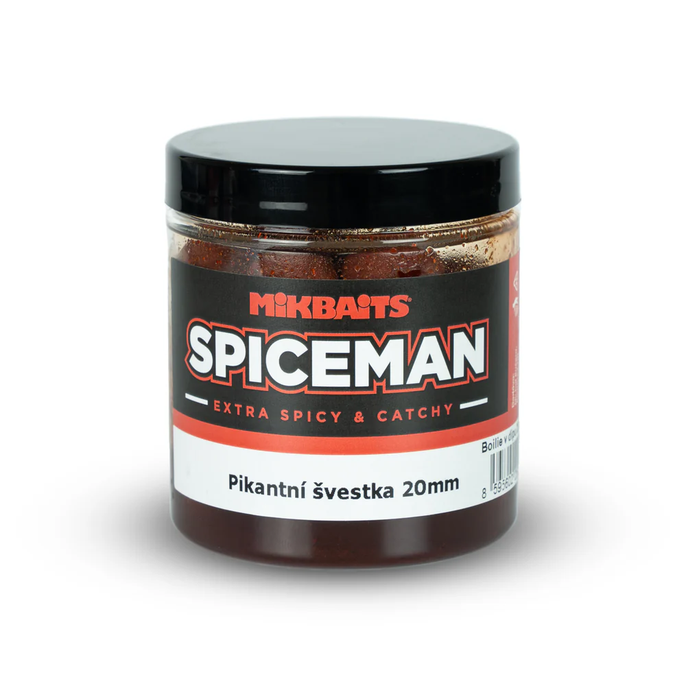 Mikbaits Spiceman Extra Spice & Catchy Boilie & Dip 250ml 20mm Baharalı Erik Atraktörlü Boili