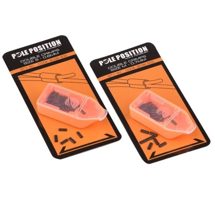 Pole Position Double Crimps İkili Klips 50 Adet