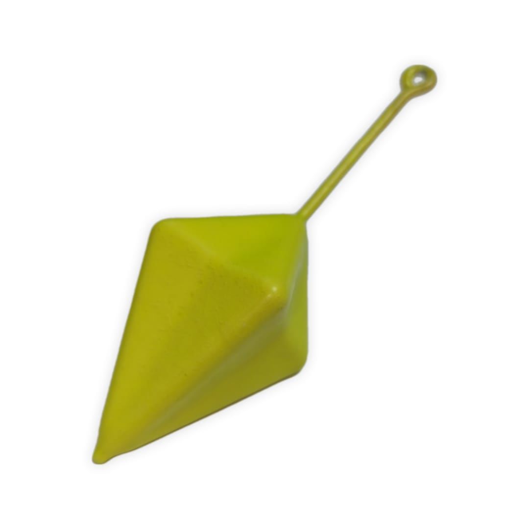 Trofem Telli Surfcasting Piramit Fluro Sarı Kaplamalı Olta Kurşunu