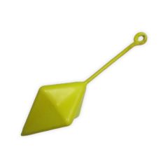 Trofem Telli Surfcasting Piramit Fluro Sarı Kaplamalı Olta Kurşunu