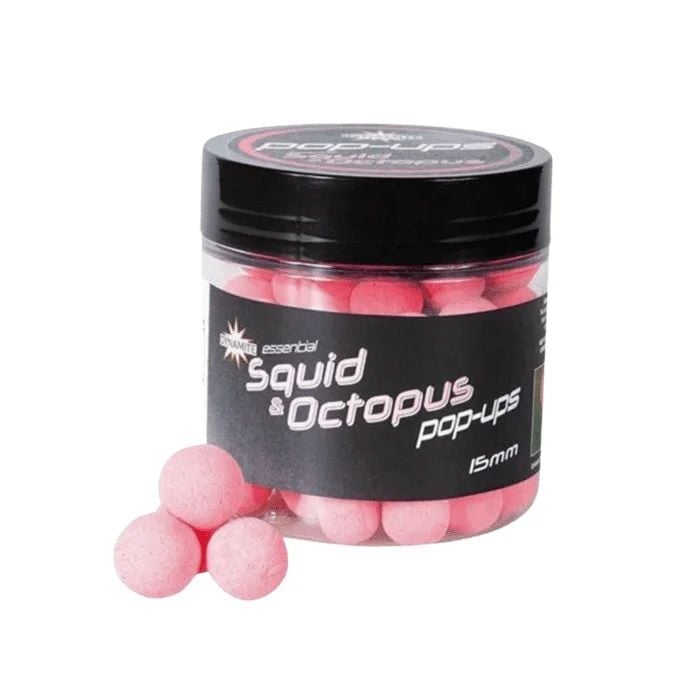 Dynamite Baits Fluro Pop-Ups Squid & Octopus 15mm
